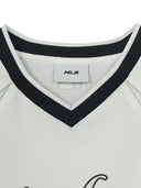 Sportive Varsity Woven Mesh Blocking T-shirt