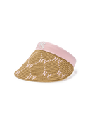 Dia Monogram Raffia Sunvisor