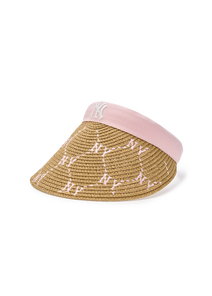 Dia Monogram Raffia Sunvisor