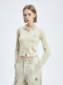 Women's Basic Vintage Washing Cardigan