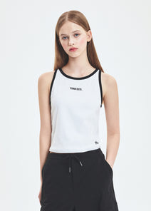 Women's Varsity Vintage Slim Crop Sleevelss