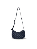 Dia Monogram Denim Jqd Hobo Bag