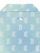 Aurora Monogram Short-slv Woven Shirt