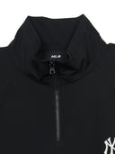 Women's Basic Half Zip Up Woven Ops