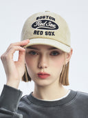 Varsity Vintage Oval Stitch Cursive Unstructured Ball Cap