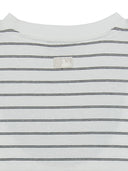 Women's Varsity Strip Crop T-shirt