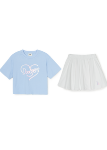 Heart Sportive Girl's T-shirt Set