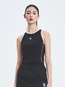 Women's Basic Small Logo Crop Top