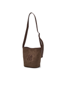 Monogram Suede Bucket Bag