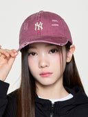 Pigment Damaged Washing Ballcap