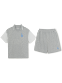 Sportive Varsity Layered T-Shirt Set