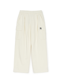 Basic Small Logo Cargo Wide Pants