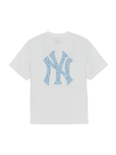 BASIC LACE MEGA LOGO OVER FIT T-shirt