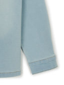 Basic Big-lux Jersey Denim Shirt