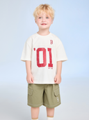 Sportive Varsity Number Artwork T-shirt Set