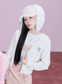 Bunny Colorful Fur Unstructured Ballcap