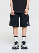 SPORTIVE SMALL LOGO NYLON SHORTS