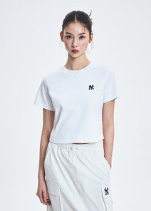 Women's Basic Crop T-shrts
