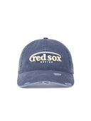 Vintage Damage Curve Logo Unstructured Ballcap