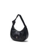 * Classic Monogram Crack Embo Hobo Bag