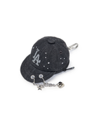 Basic Denim Point Ballcap Pouch Keyring