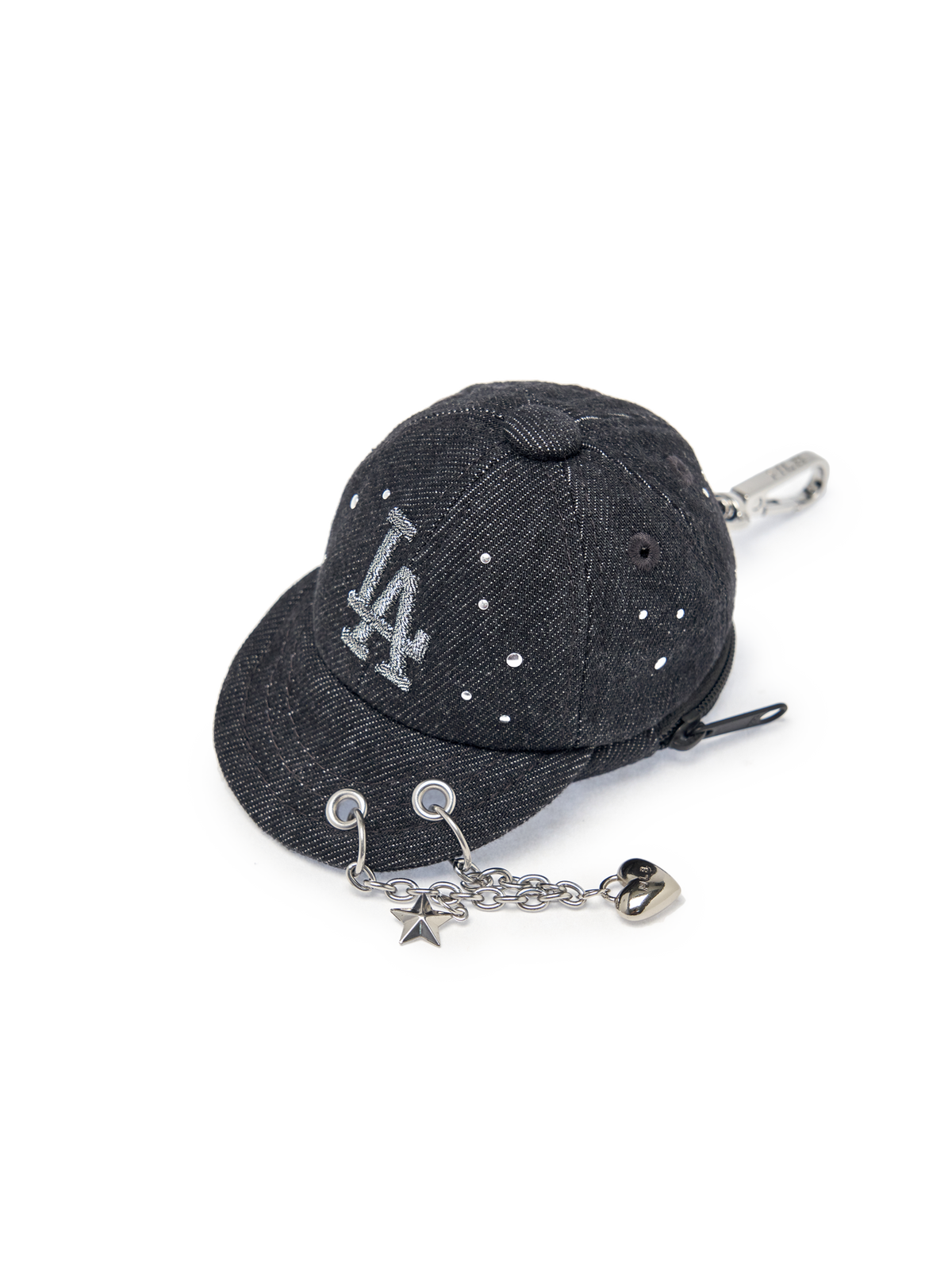 Basic Denim Point Ballcap Pouch Keyring – MLB