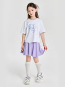 Heart Sportive Girl's T-shirt Set