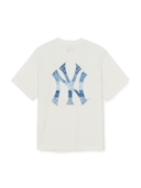 Vintage Denimlike Monogram Big Lux Over Fit T-shirt