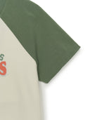 Women's Varsity Washing Vintage Raglan Crop T-shirt