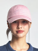 Varsity Vintage Cursive Tone-on-tone Unstructured Ball Cap