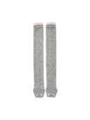 Block Open Toe Knee Socks
