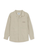 Varsity Vintage Cursive Long Sleeve Work Shirt