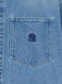 Varsity Over Sized Denim Jacket
