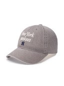 Varsity Lettering Washing Unstructured Ball Cap