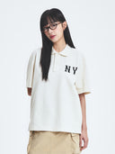 Basic Coopers Logo Over Fit Polo T-shirt