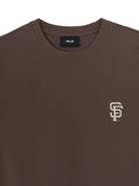 BASIC SMALL LOGO SEMI OVER-FIT T-shirt