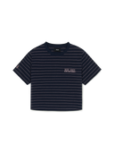 Women's Varsity Strip Crop T-shirt