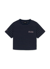 Women's Varsity Strip Crop T-shirt
