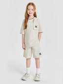 [cool Field] Sportive Basic Woven Pocket T-shirt Set