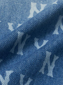 Women's Classic Monogram Gradation Printed Denim Skirt