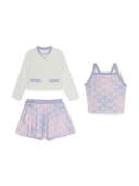 Monogram Girls Rash Guard 3pcs Set