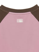 Women's Varsity Washing Vintage Raglan Crop T-shirt