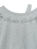 Street Girl's Lettering Layered Sweatshirt Set