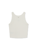 Women's Basic Small Logo Slim Crop Sleeveless T-shirts