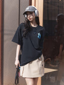Denimlike Monogram Big Lux Over Fit T-shirt