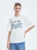 Varsity Vintage Graphic Over Fit T-shirt