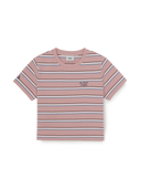 Women's Sportive Stripe Crop T-Shirts