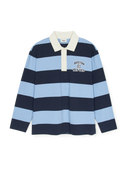 Varsity Stripe Long Sleeves Polo T-shirt