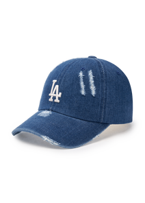 Basic Washing Denim Unstructured Ball Cap