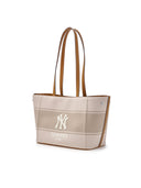 Varsity Lettering Canvas Shoulder Bag